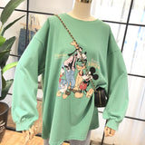 SIMDA LONGLINE SWEATSHIRT WITH DISNEY PRINT - boopdo