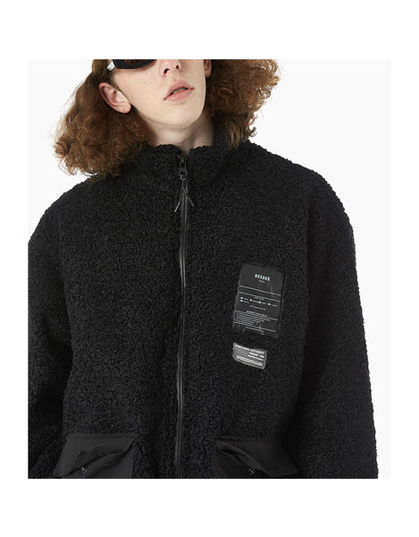 FOROZA RONDI BEEDEE FAUX FUR FULL ZIP CARDIGAN - boopdo