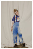 TYAKASHI EASY DUNGAREE IN BLUE STRIPE - boopdo