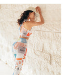 BOOPDO DESIGN ALL OVER PRINT SPORTS BRA AND LEGGINGS CO ORD - boopdo