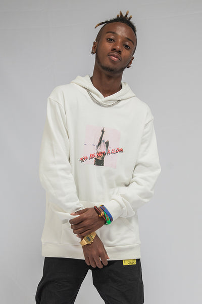 NFWYS KOAK YOU ARE NOT A CLOWN LOGO PRINT UNISEX HOODIE SWEATSHIRT - boopdo