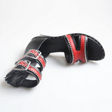 PROVA PERFETTO HUFFO WOFO OPEN TOE HIGH TOP ROMAN SANDALS - boopdo