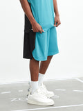 ZONOS BASKETBALL CONCEPT DESIGN BY ZONEID BREATHABLE SHORT IN BLUE BLACK - boopdo