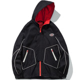 COSMICA TRENCH HOLISTIC OUTDOOR WINDBREAKER HOODED COAT - boopdo
