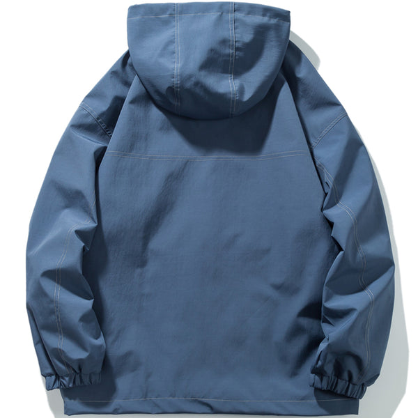 ZPRINGO ROYD CAMO WINDBREAKER WITH KANGAROO POCKET - boopdo
