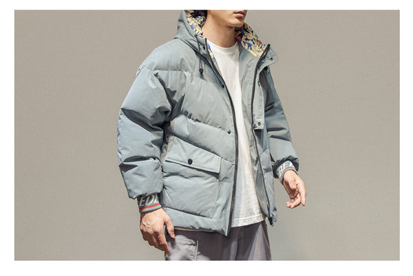 NOIVAS PENDOVA STREET CLOTHING STYLE HOODED JACKET - boopdo