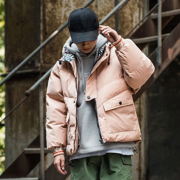NOIVAS PENDOVA STREET CLOTHING STYLE HOODED JACKET - boopdo