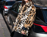 8GIRLS ANIMAL PRINT FAUX FUR COAT - boopdo