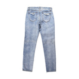 DENIMO KERRY SABAGE RIPPED DENIM JEAN PANTS IN LIGHT BLUE - boopdo