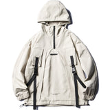 REVIGOLA ROCZIE WINDBREAKER PULLOVER WITH FUNCTIONAL POCKET - boopdo