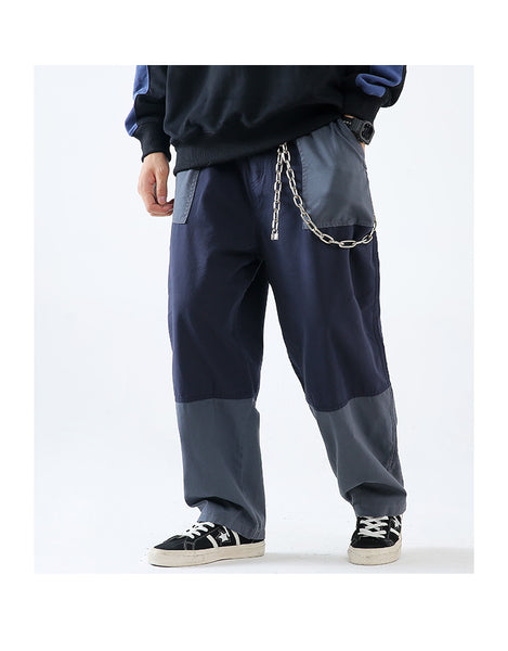 DOPE URBAN JAPANESE RAPPER STYLE PATCH TRACK PANTS - boopdo