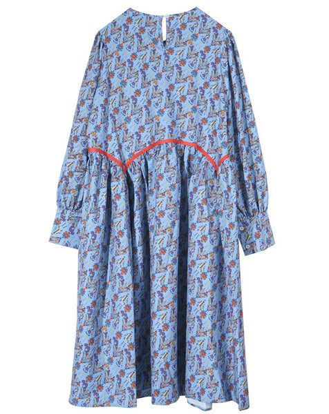 8GIRLS DESIGN MIDI SMOCK DRESS IN DITSY FLORAL - boopdo