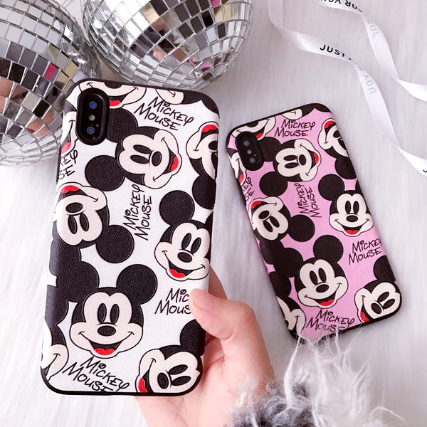 SMILAY CUTIE MOUSE PRINT APPLE IPHONE CASES - boopdo