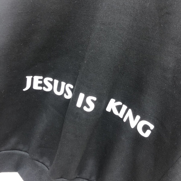FOGZO KENZA CHICAGO JESUS IS KING PRINT CREW NECK UNISEX SWEATSHIRTS - boopdo