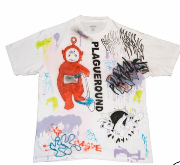 POLEMIA TUKU DIABLO POPULAR CARTOON PRINT CREW NECK UNISEX T SHIRTS - boopdo