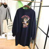 SIMDA SWEATSHIRT WITH GRAPHIC PRINT - boopdo