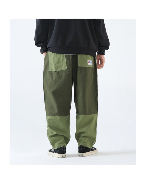DOPE URBAN JAPANESE RAPPER STYLE PATCH TRACK PANTS - boopdo