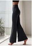 LANIKAR HIGH RISE KICK FLARE LEGGINGS - boopdo