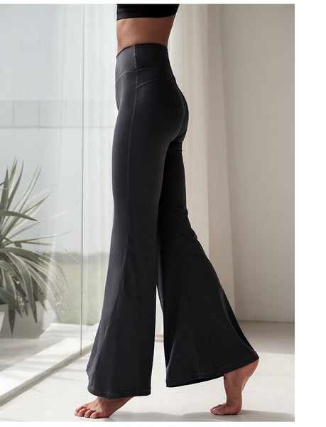 LANIKAR HIGH RISE KICK FLARE LEGGINGS - boopdo