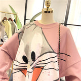 SIMDA LARGE BUGS BUNNY PRINT SWEATSHIRT - boopdo