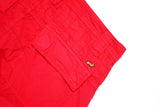 REBOPLIX KARAOKE DENIM STYLE CARGO PANTS IN RED - boopdo