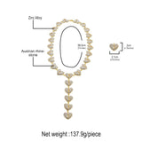 HISPTER SAVAGE HEARTBREAK LOVE CONNECTION NECKLACE - boopdo