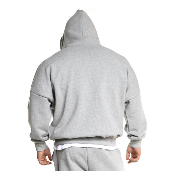 ANDERO PUSHA MUSCLE BROTHERS FULL ZIP CASUAL HOODIE PULLOVER - boopdo