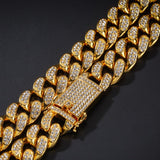 ZACK DONNA AUSTRIAN RHINESTONE CUBAN HIP HOP RAP CHAIN - boopdo