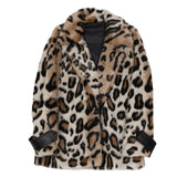 8GIRLS ANIMAL PRINT FAUX FUR COAT - boopdo