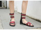 PROVA PERFETTO HUFFO WOFO OPEN TOE HIGH TOP ROMAN SANDALS - boopdo