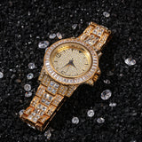 ZICZA SOCIKA LUXURY DIAMOND LARGE DIAL RAPPER WATCH IN GOLD SILVER - boopdo