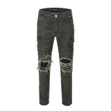 HYPE ROOKIE LOS ANGLES WASHED DENIM SLIM JEAN PANTS - boopdo