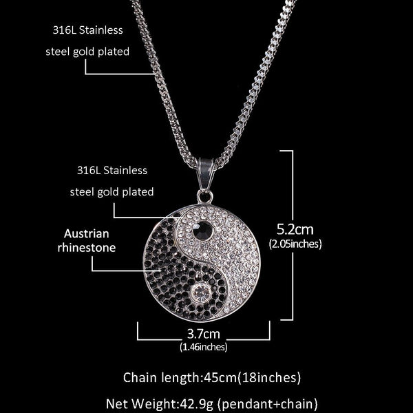 FOOGIE TURF TAI CHI PENDANT NECKLACES - boopdo