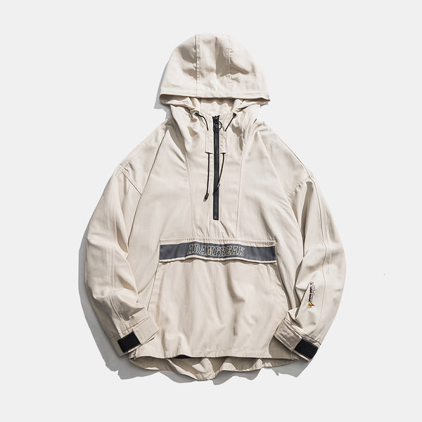 VONAN TOKYO TRENCHY PULLOVER JACKET WITH HOODIE - boopdo