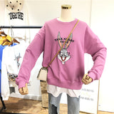 SIMDA BUGS BUNNY PRINT SWEATSHIRT - boopdo