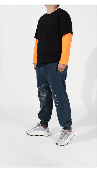 THE ORANGE MAX UNIQKO PLUS SIZE URBAN CLOTHING CREW NECK SWEATSHIRT - boopdo