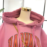 SIMDA HOODIE WITH HARVARD PRINT - boopdo