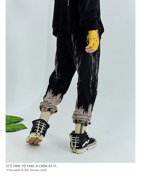 BEASTER ADVENTURE CLUB URBAN CLOTHING ALPHA PRINT CASUAL JOGGER PANTS - boopdo