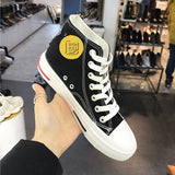 LUXE SEVEN DESIGN HIGH TOP TRAINERS - boopdo
