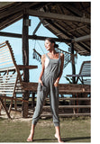 LANIKAR TIE WAIST SLOUCHY JUMPSUIT WITH FUNCTIONAL POCKETS - boopdo