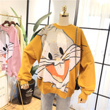 SIMDA LARGE BUGS BUNNY PRINT SWEATSHIRT - boopdo