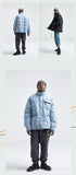 STONE SINN HE ON THE EDGE SOMEDNE DESIGN HIGH NECK DOWN JACKET - boopdo