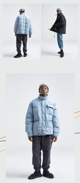 STONE SINN HE ON THE EDGE SOMEDNE DESIGN HIGH NECK DOWN JACKET - boopdo