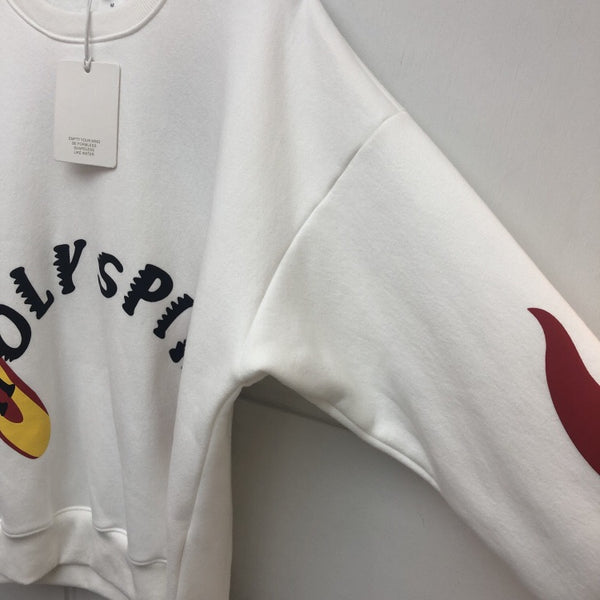 PHILIPPO NOMMO HOLY SPIRIT FLAME PRINT UNISEX SWEATSHIRT - boopdo