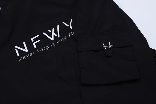 NFWYS ANDES ZACPUN HIGH NECK UNISEX WINDBREAKER - boopdo