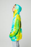 NFWYS BOOPDO DESIGN TIE DYED REFLECTIVE HOODED SWEATSHIRT - boopdo