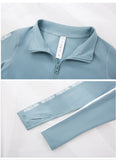 BOOPDO LOLI DESIGN CROPPED TRACKSUIT WITH SIDE STRIPE AND LETTERS DETAIL - boopdo