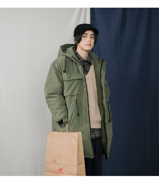 SWAGGER BOTTERA OCASIO URBAN STYLE MID LENGTH HOODED JACKET - boopdo