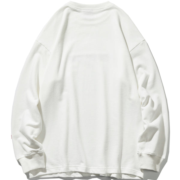 ROYDA MIHDAJ UNIQUE LOGO BOX CREW NECK SWEATSHIRT - boopdo