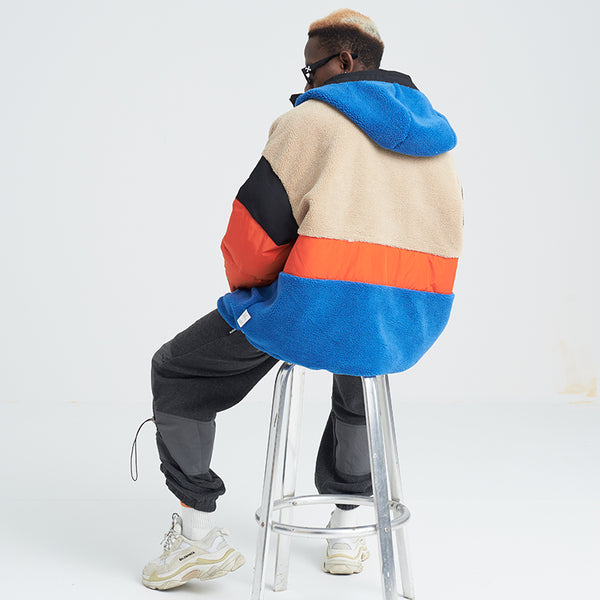 SHOTE SINN HE ON THE EDGE REVERSIBLE COTTON HOODED JACKET - boopdo